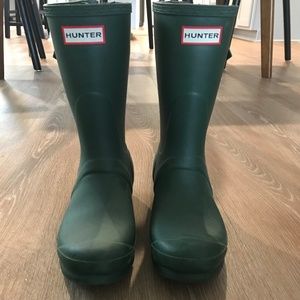 Hunter Rain Boots with fleece liners (Sz. 7)